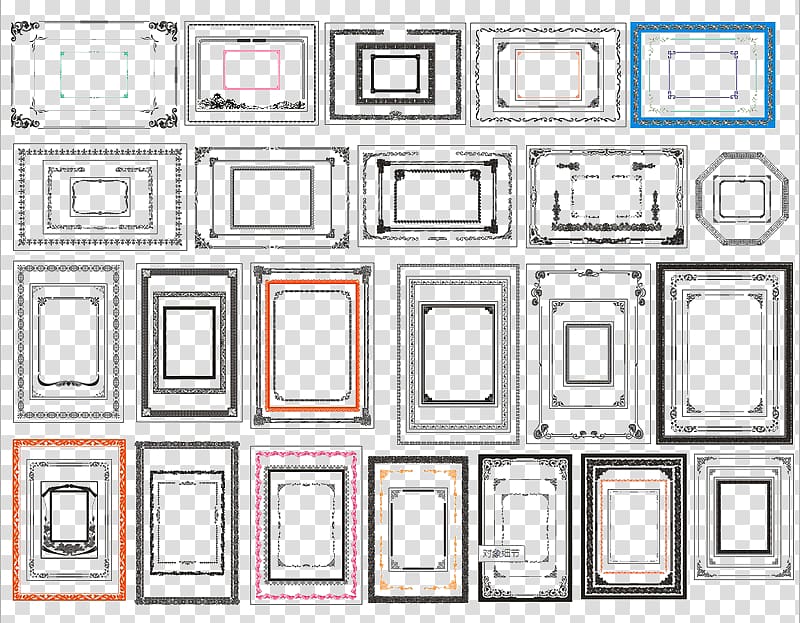 Pattern, Border pattern design transparent background PNG clipart