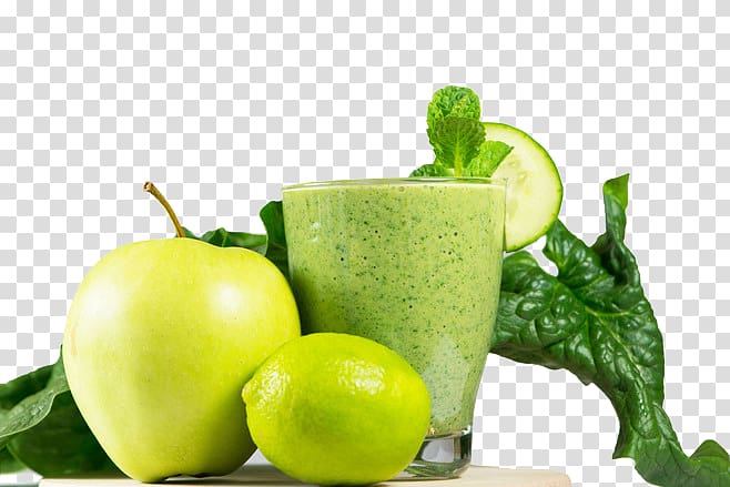 Juice Smoothie Vegetable Lime Apple, Mixed fruit juice transparent background PNG clipart