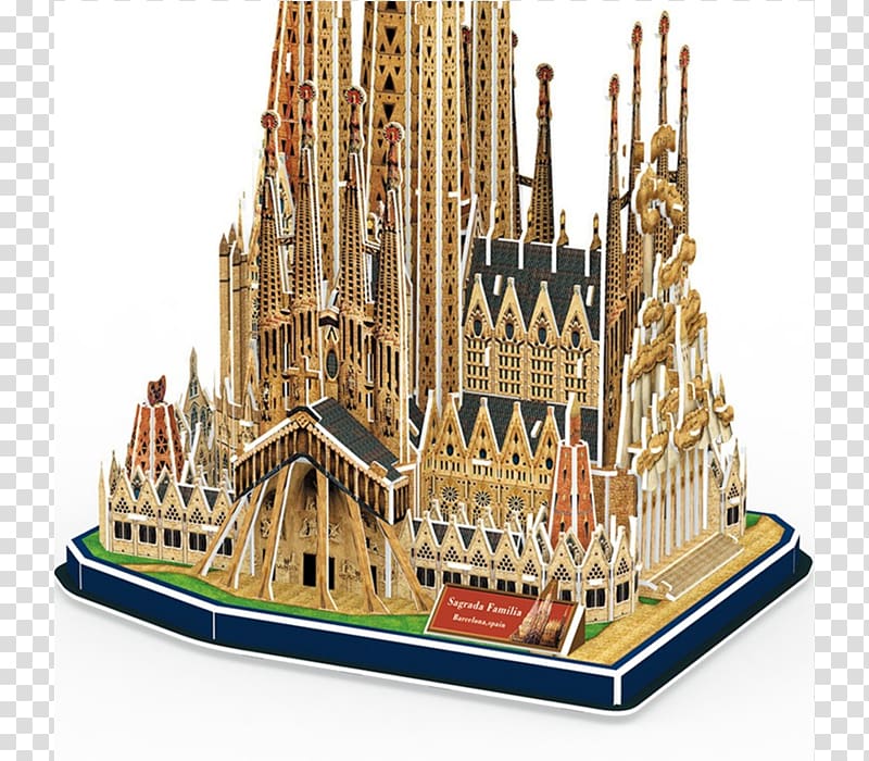 Sagrada Família Jigsaw Puzzles 3D-Puzzle Church Three-dimensional space, Sagrada Familia transparent background PNG clipart