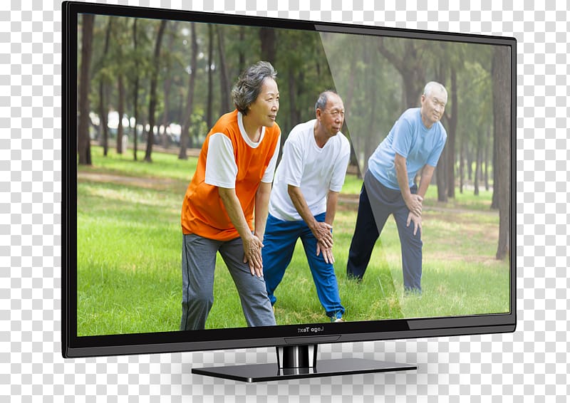 Osteoarthritis Therapy Training LCD television, Physical Training transparent background PNG clipart
