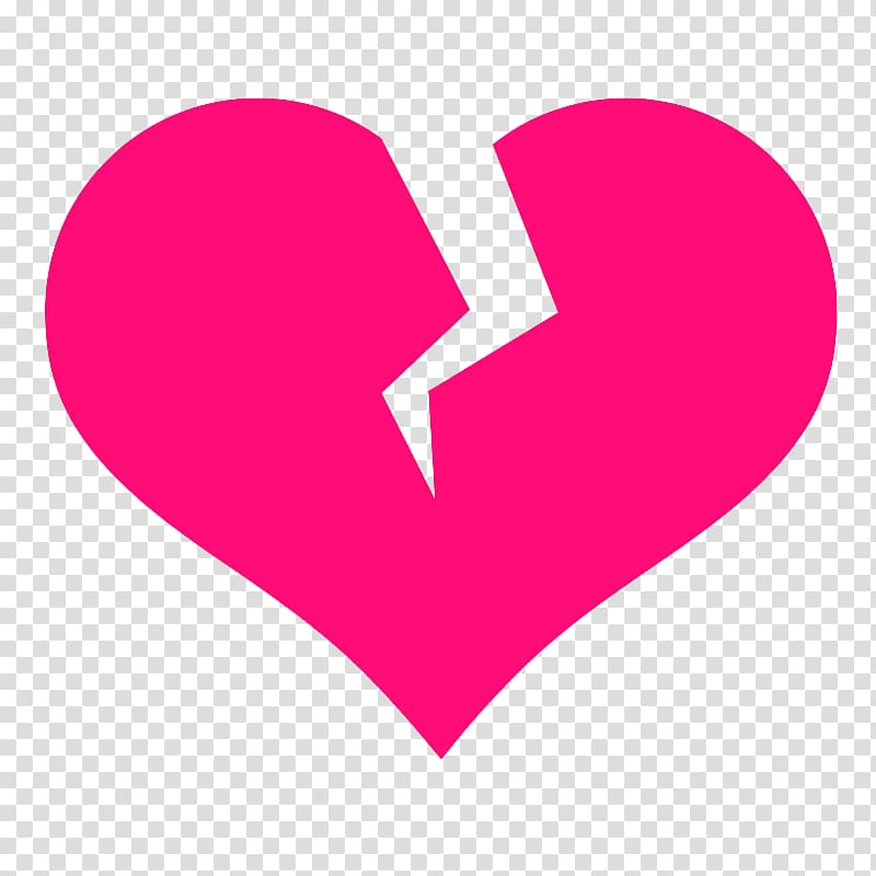Broken heart Computer Icons , Cracked Heart transparent background PNG clipart