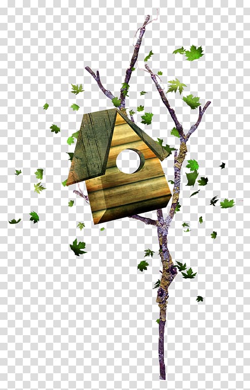 Nest box Animation , Nest on the branches transparent background PNG clipart