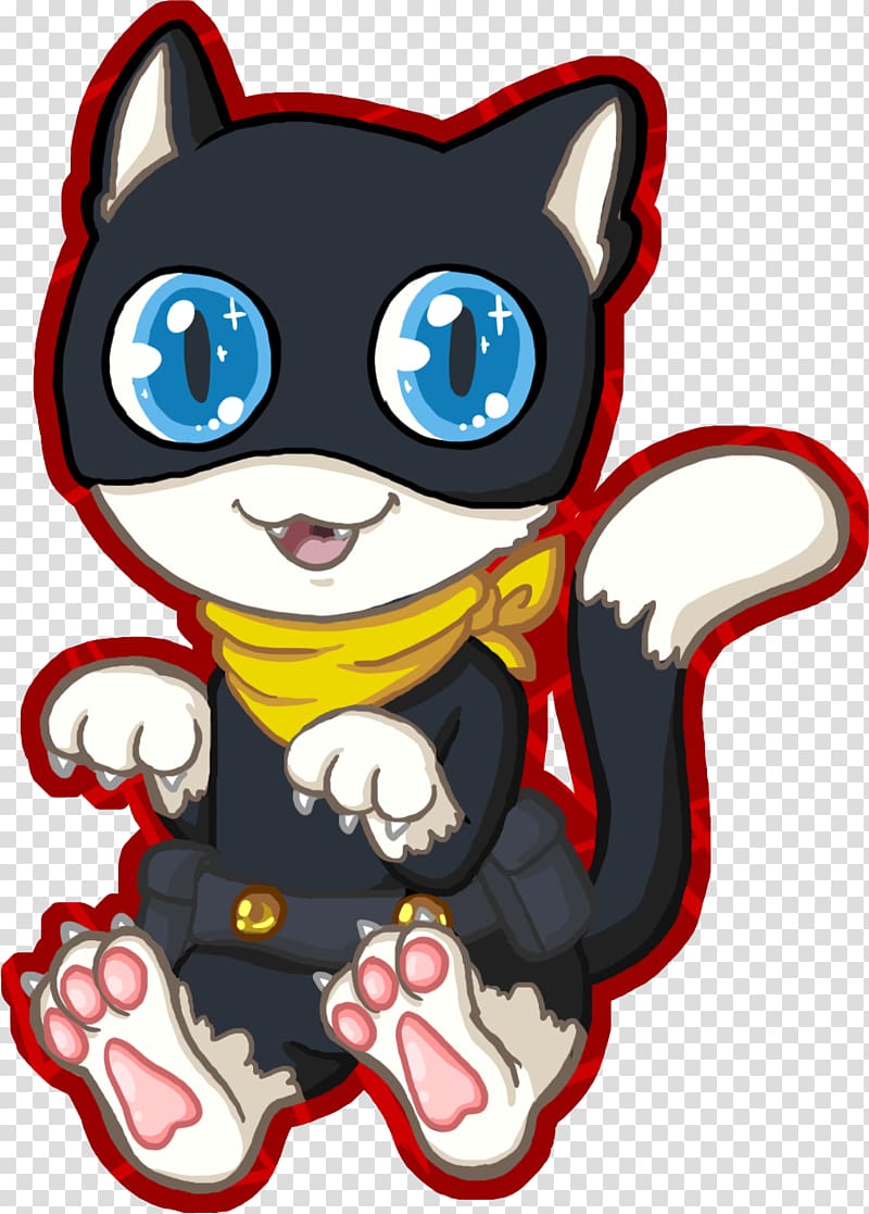 Persona 5 Cat Fan art, Cat transparent background PNG clipart