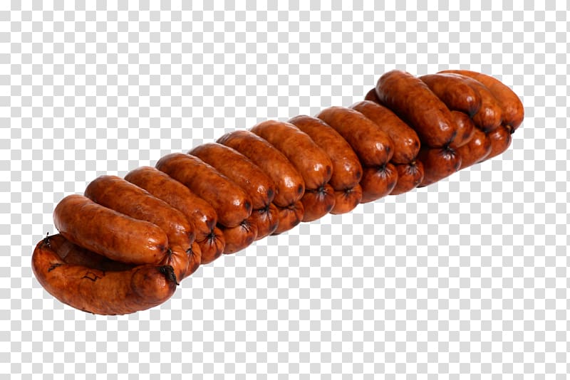 Frankfurter Würstchen Bratwurst Thuringian sausage Bockwurst Knackwurst, sausage transparent background PNG clipart