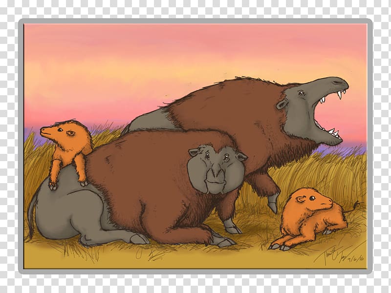 Daeodon ARK: Survival Evolved Mammal Even-toed ungulates Beaver, mighty bison transparent background PNG clipart