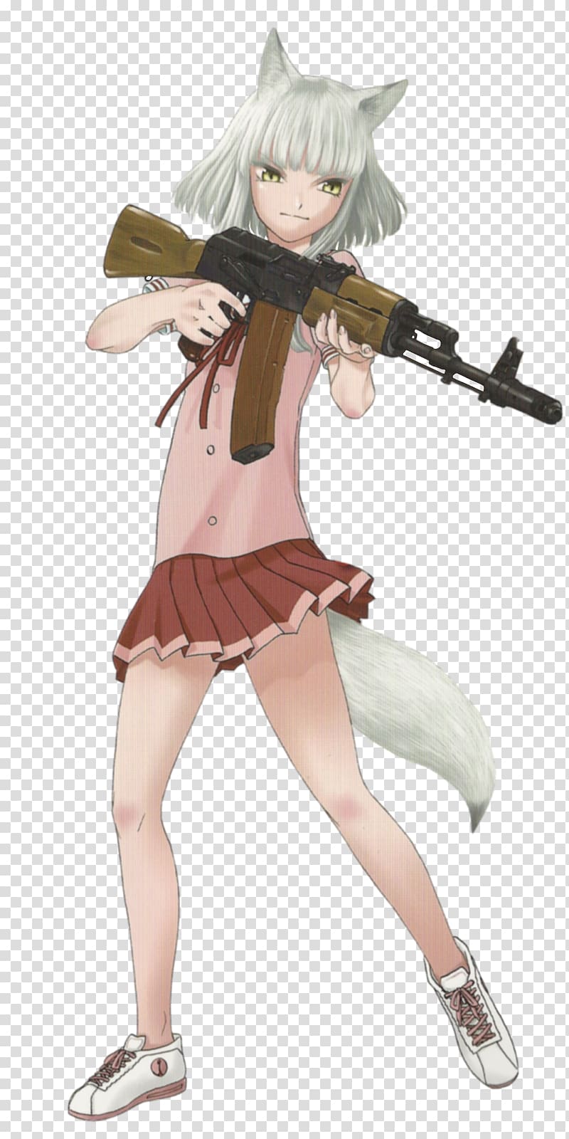 Anime Waifu AK-47 オリジナルアニメ Character, Anime transparent background PNG  clipart | HiClipart