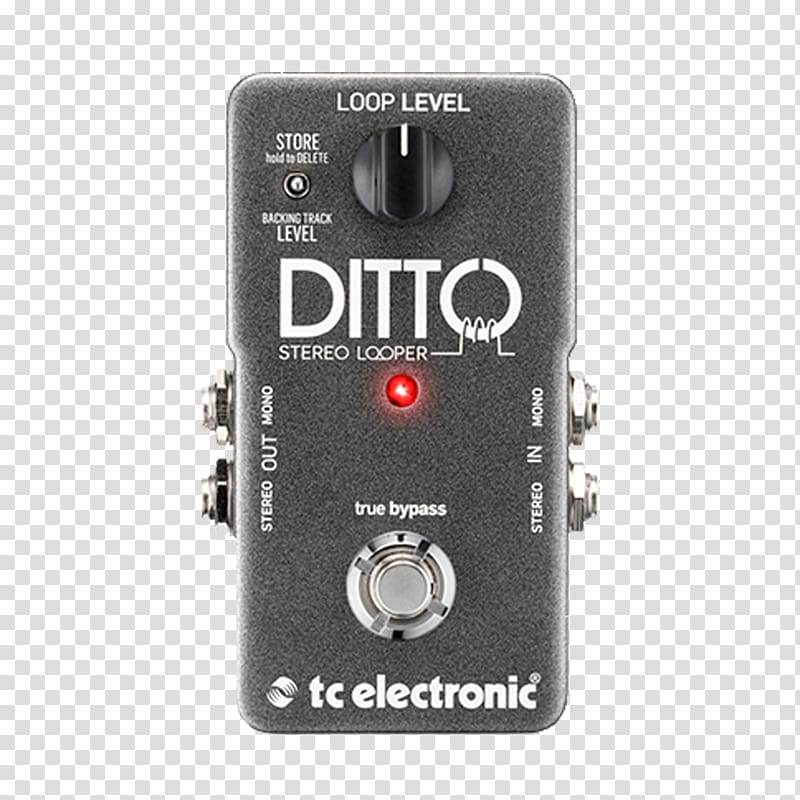 TC Electronic Ditto Stereo Looper TC Electronic Ditto Looper Effects Processors & Pedals, electronic product transparent background PNG clipart