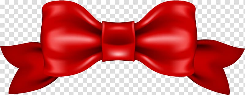 Bow tie Red Necktie Ribbon, Beautiful red bow tie transparent background PNG clipart