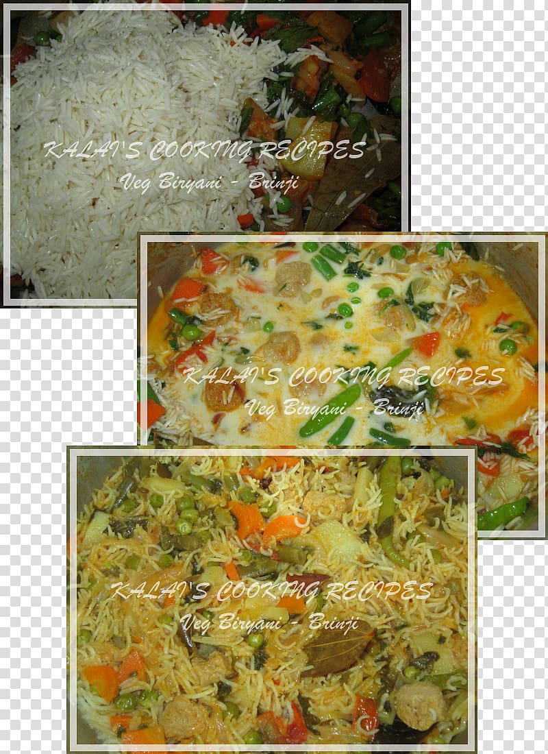 Vegetarian cuisine Indian cuisine Food Dish, Biriyani transparent background PNG clipart