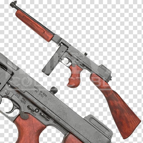 Trigger Firearm Thompson submachine gun Weapon, weapon transparent background PNG clipart