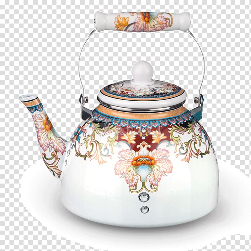 Kettle Teapot Tableware Эмалированная посуда Porcelain, kettle transparent background PNG clipart