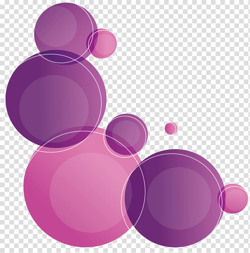 Purple Circle Bubble, Dream purple circle transparent background PNG clipart
