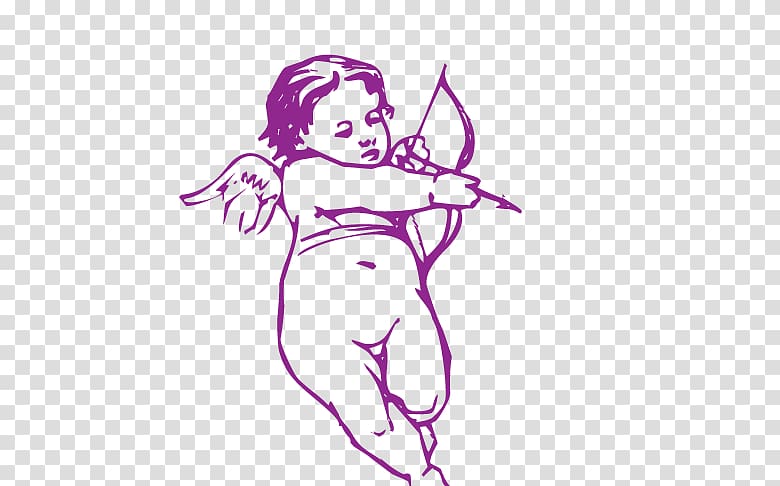 Paper Gift wrapping Cupid , Cupid transparent background PNG clipart