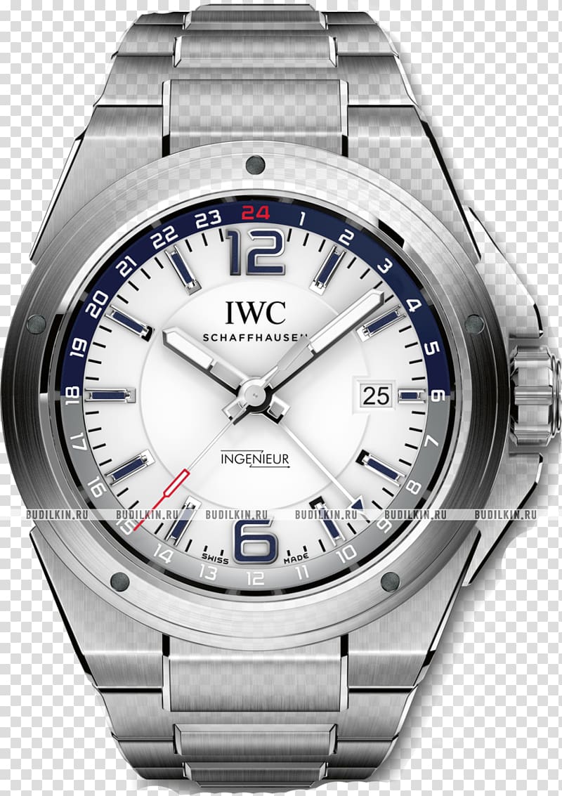 International Watch Company Schaffhausen Chronograph Automatic watch, watch transparent background PNG clipart