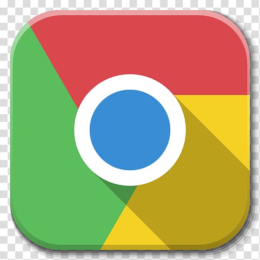 Google Chrome app icon, symbol yellow flag, Apps Google Chrome transparent background PNG clipart
