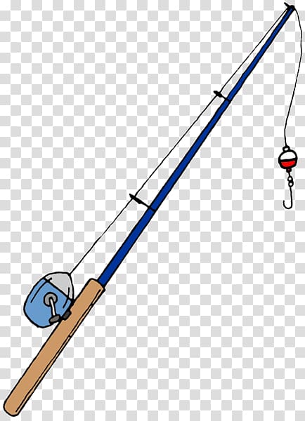 Fishing Rods Fish hook , Fishing Rod Cartoon transparent