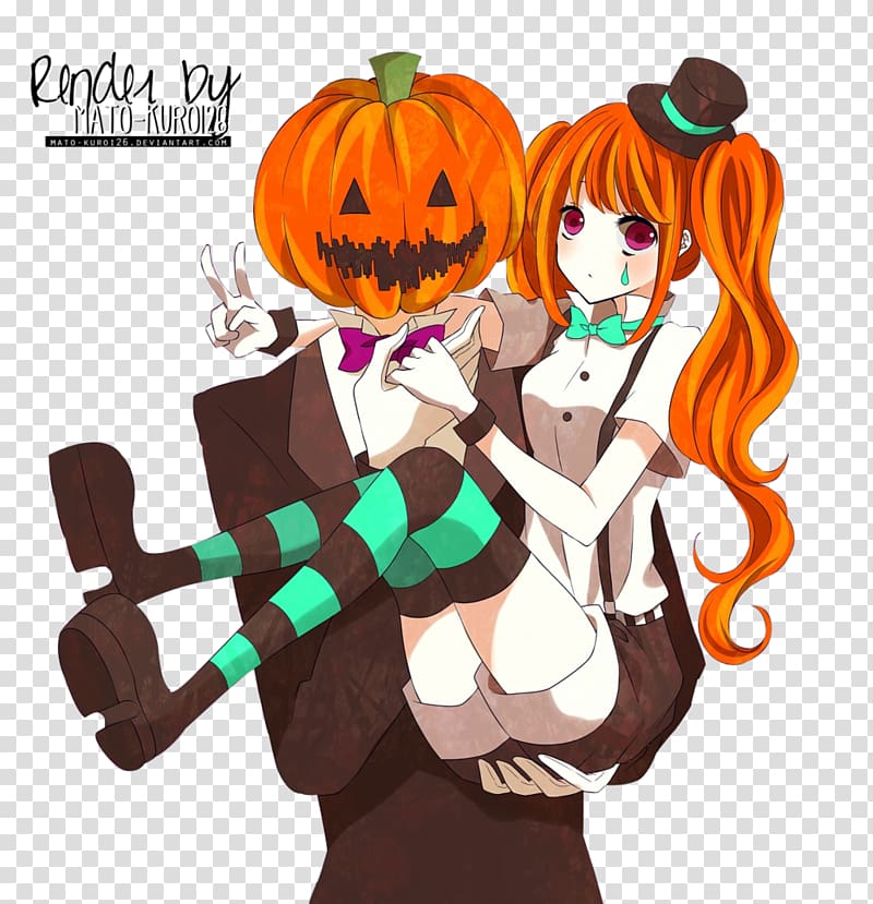 Hatsune Miku Anime Halloween Vocaloid, Halloween transparent background PNG clipart