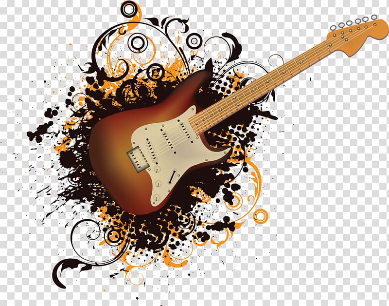 Acoustic guitar Musical Instruments String Instruments, electric guitar transparent background PNG clipart