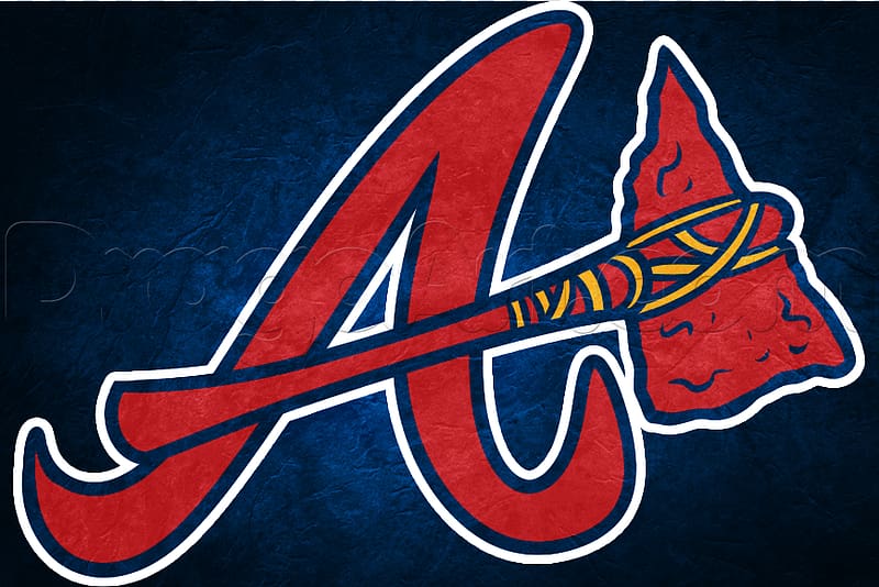 Chief Clipart Tomahawk - Atlanta Braves Axe Logo PNG Image 