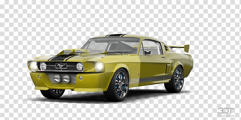 First Generation Ford Mustang Model car Ford Motor Company Automotive design, car transparent background PNG clipart