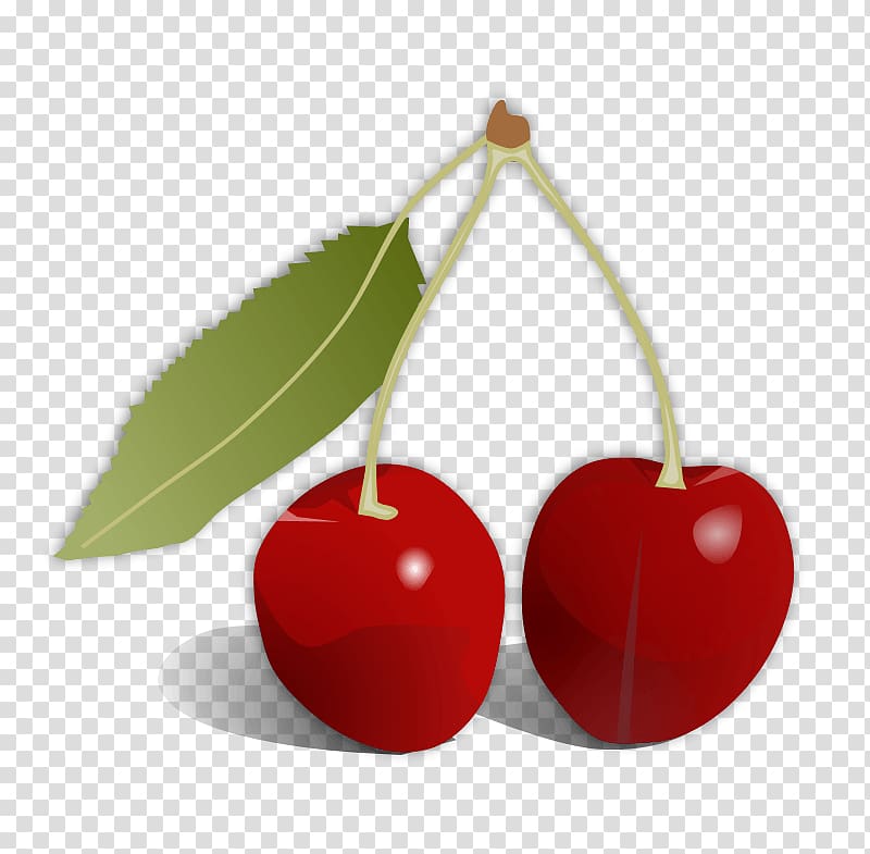 Cherry pie Cartoon , Red Cherry transparent background PNG clipart