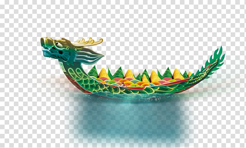 Foshan Zongzi Dragon Boat Festival Bateau-dragon, Dragon Boat transparent background PNG clipart