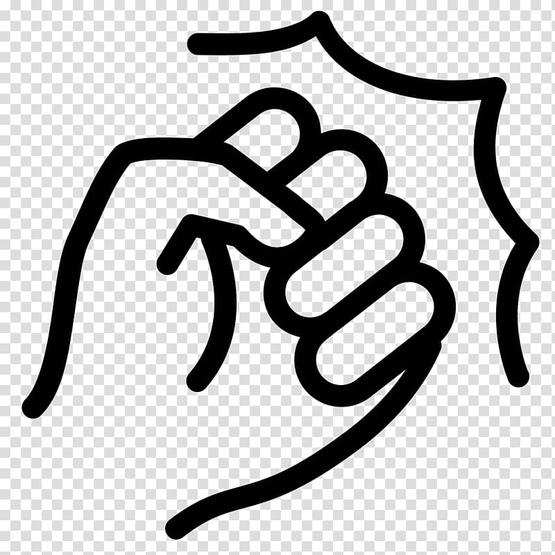 Computer Icons Fist Emoticon, punch transparent background PNG clipart