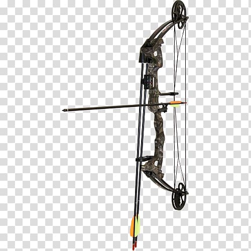 Bow and arrow Compound Bows Archery Bowhunting, Arrow transparent background PNG clipart
