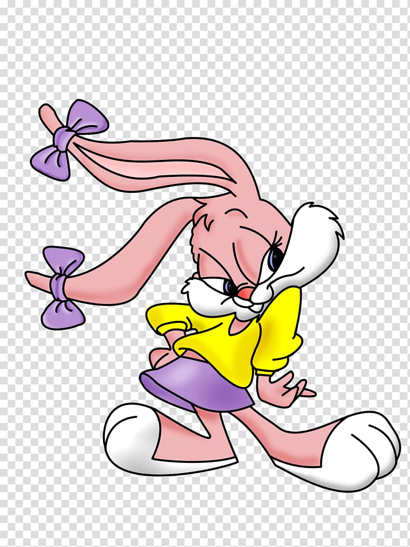 Babs Bunny Bugs Bunny Looney Tunes Lola Bunny Plucky Duck, bunny transparent background PNG clipart