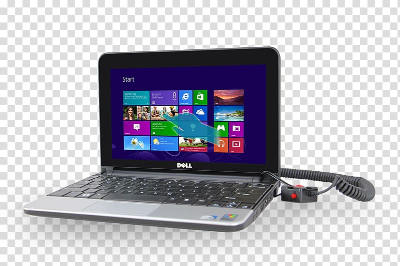 Netbook Laptop Dell Computer hardware, electronic equipment transparent background PNG clipart