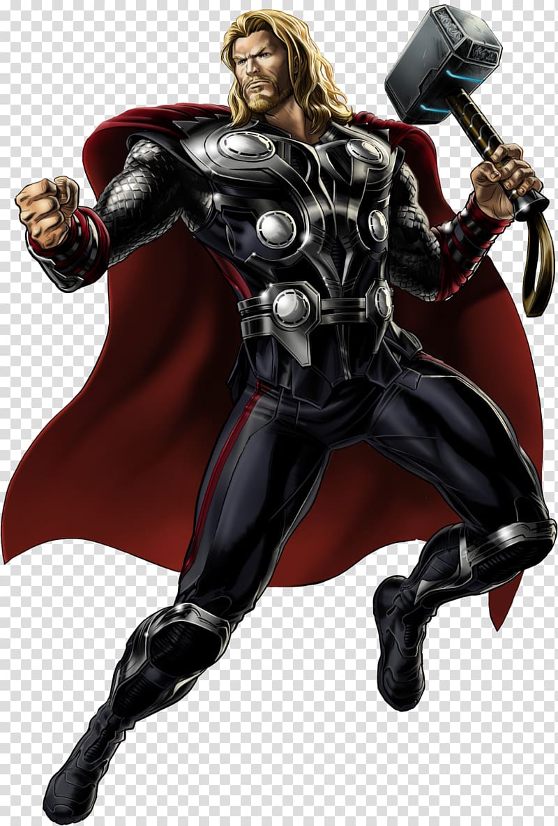 Marvel: Avengers Alliance Thor Loki Black Widow Simon Williams, Thor transparent background PNG clipart