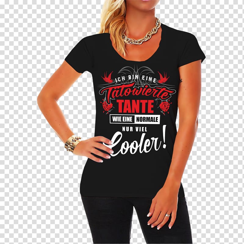 T-shirt Sleeve Woman Neckline Clothing, cool tattoos transparent background PNG clipart