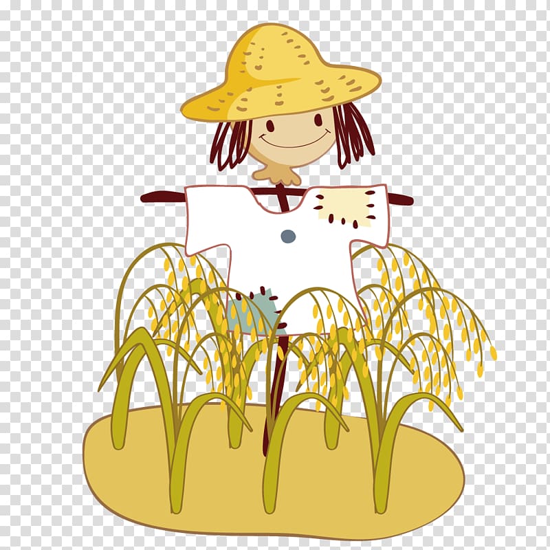 Scarecrow Field Computer file, Wheat scarecrow transparent background PNG clipart