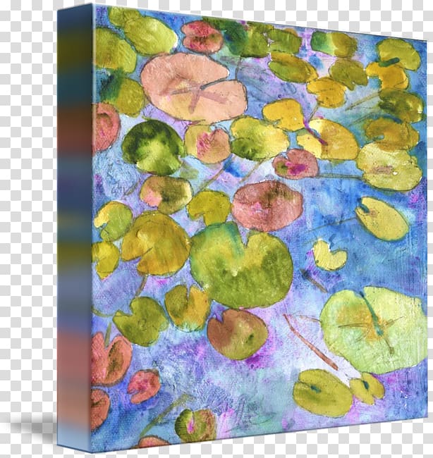 Watercolor painting Art Water Lilies, watercolor map transparent background PNG clipart