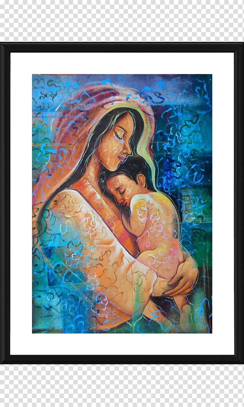 Mother and Child YouTube Painting Abstract art, youtube transparent background PNG clipart