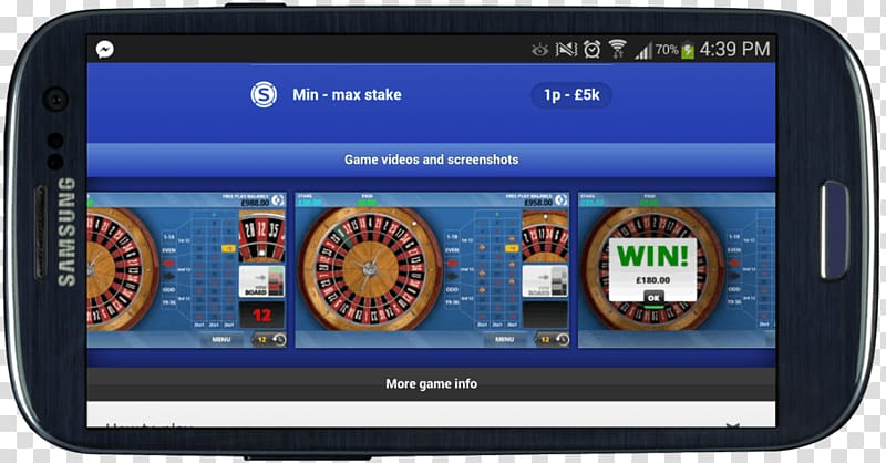 Smartphone Casino Roulette Sky Vegas Live Mobile gambling, Casino Roulette transparent background PNG clipart
