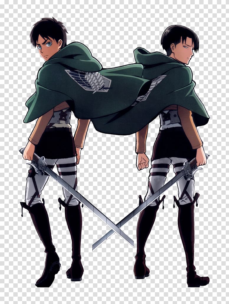 Eren Yeager Mikasa Ackerman Attack on Titan Levi A.O.T.: Wings of Freedom, manga transparent background PNG clipart