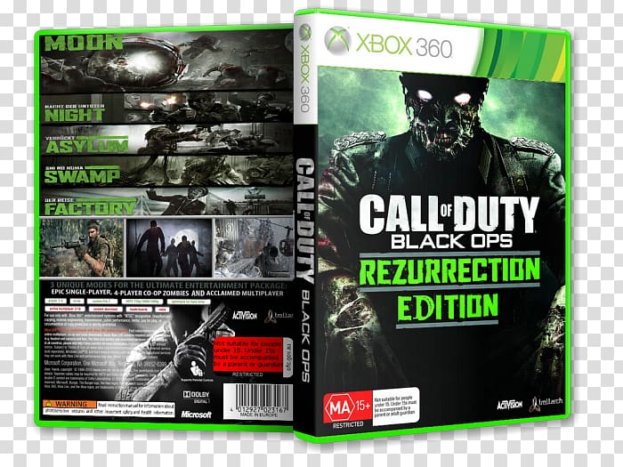 Xbox 360 Call of Duty: Black Ops II Call of Duty: Zombies Call of Duty: United Offensive, Call BOX transparent background PNG clipart