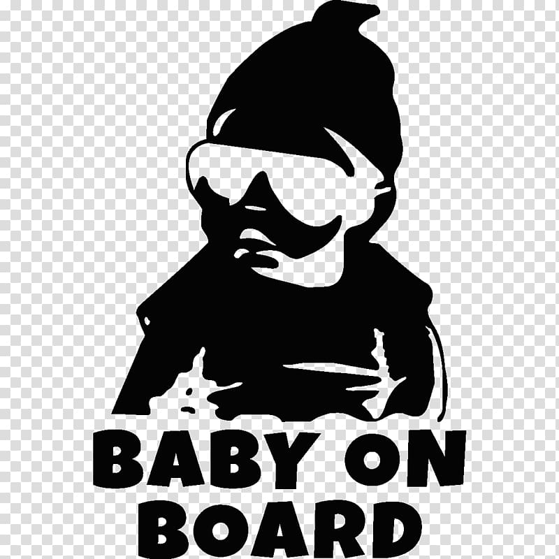 Decal Bumper sticker Baby on board Car, baby on board sticker transparent background PNG clipart