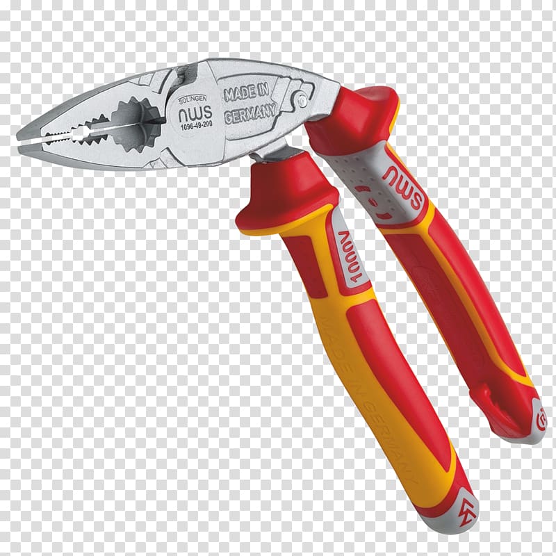 Needle-nose pliers Lineman\'s pliers Hand tool Irwin Industrial Tools, Pliers transparent background PNG clipart