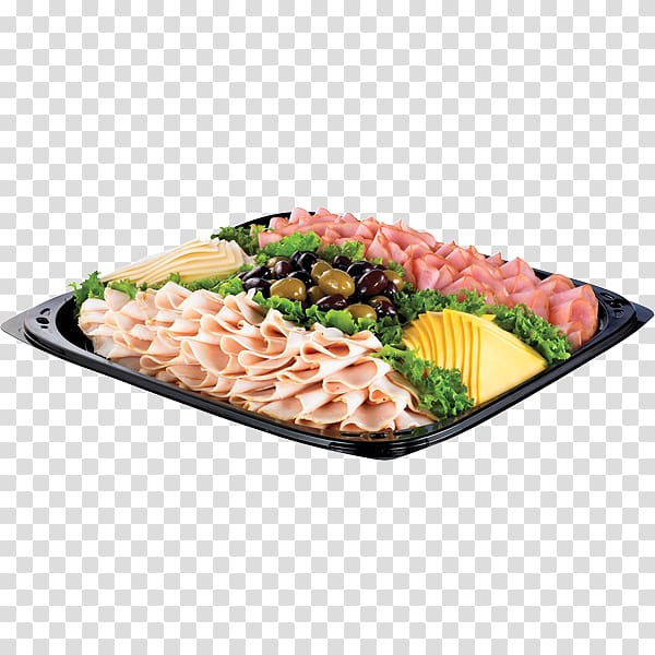 California roll Sashimi Plate Platter Side dish, supermarket ham transparent background PNG clipart