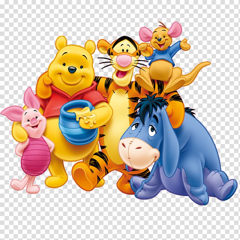 Winnie-the-Pooh Eeyore Christopher Robin Roo Tigger, Multifunction transparent background PNG clipart