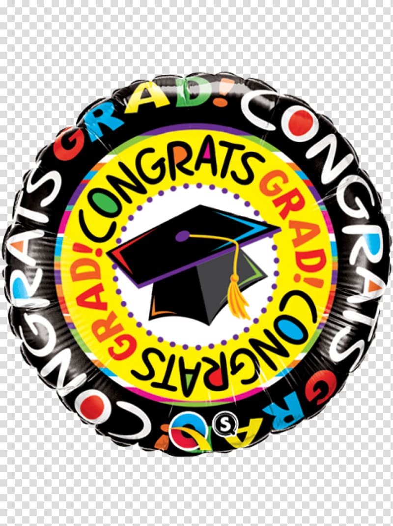 Graduation ceremony Mylar balloon Diploma Gift, congrats grads transparent background PNG clipart