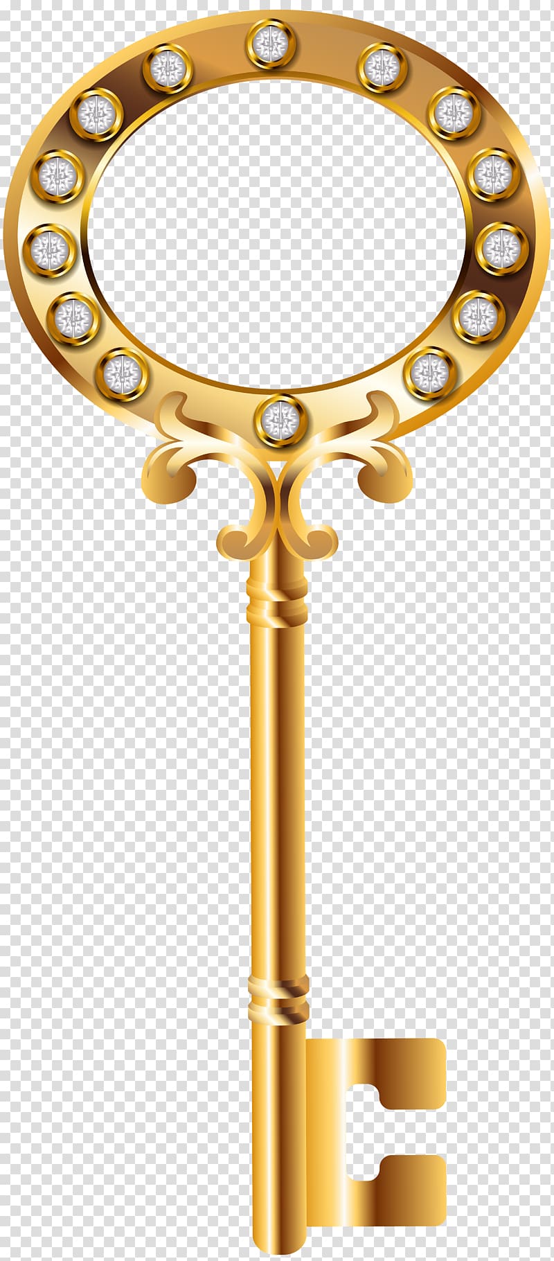 , gold key transparent background PNG clipart