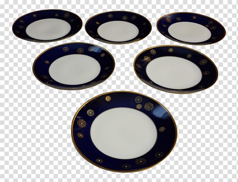 Plate Lichte Tableware Porcelain Cobalt blue, plate transparent background PNG clipart