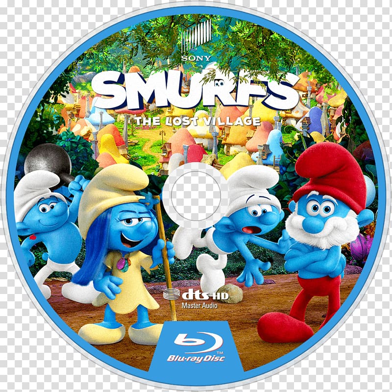Blu-ray disc The Smurfs DVD Film, smurf transparent background PNG clipart