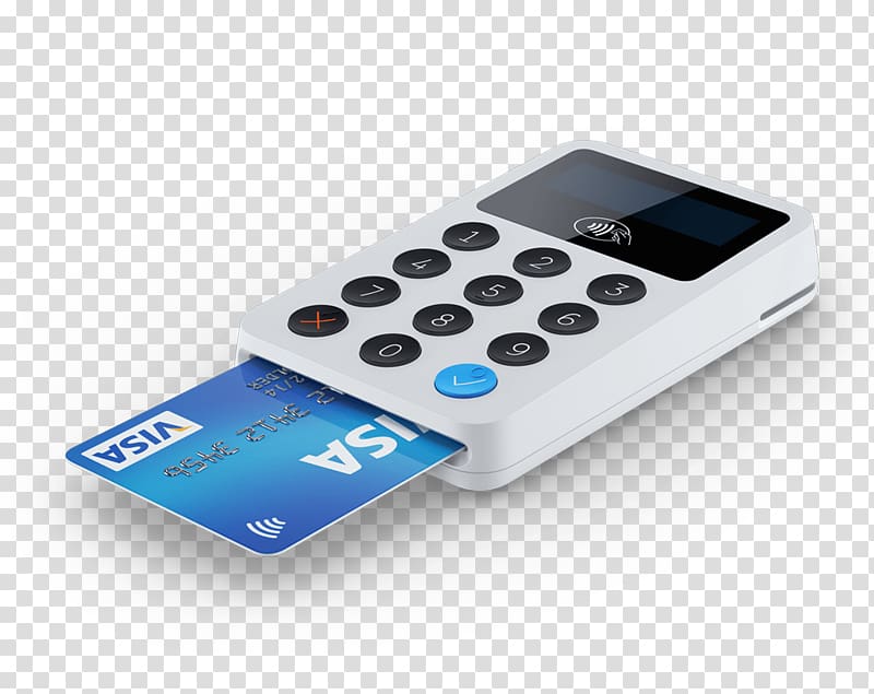 Credit card Payment terminal Card reader iZettle, credit card transparent background PNG clipart