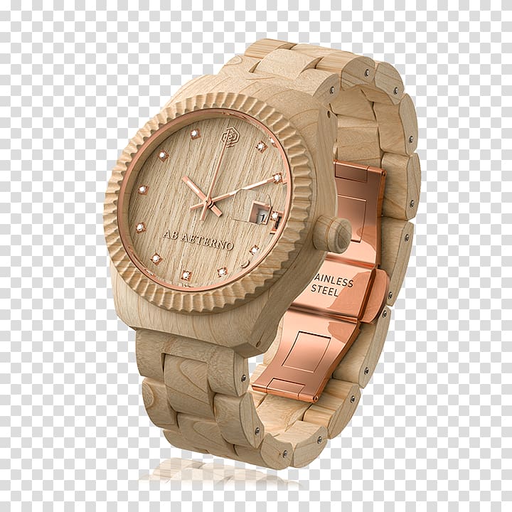 Watch strap Wood Clothing Accessories, watch transparent background PNG clipart