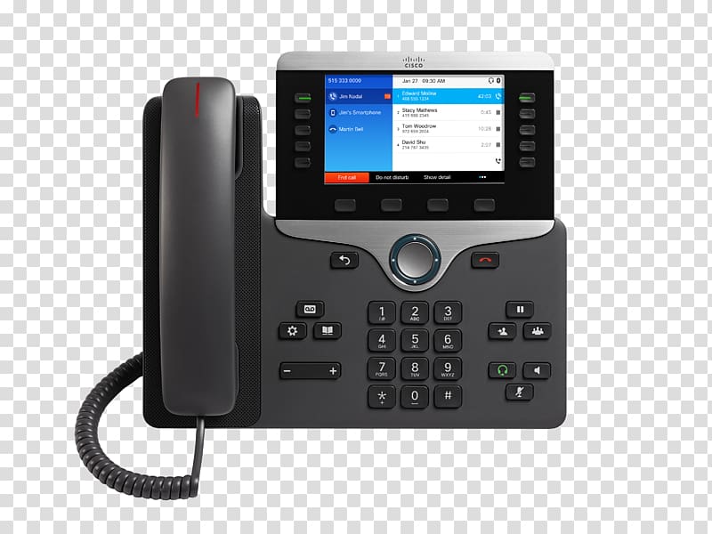 Cisco 8851 VoIP Phone, Charcoal Cisco 8851 VoIP Phone, Charcoal Cisco 8841 Telephone, others transparent background PNG clipart