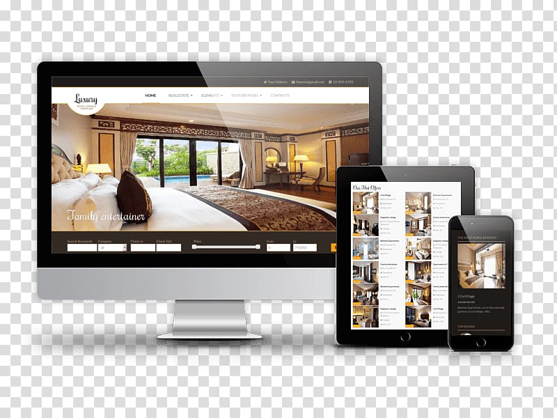 Template Joomla VirtueMart WordPress, Luxury Hotel transparent background PNG clipart